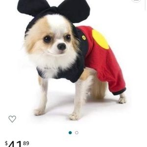 Mickey mouse Dog Costume Mouse Costumes Dress Your Dogs as Famous Mickey(Size S)